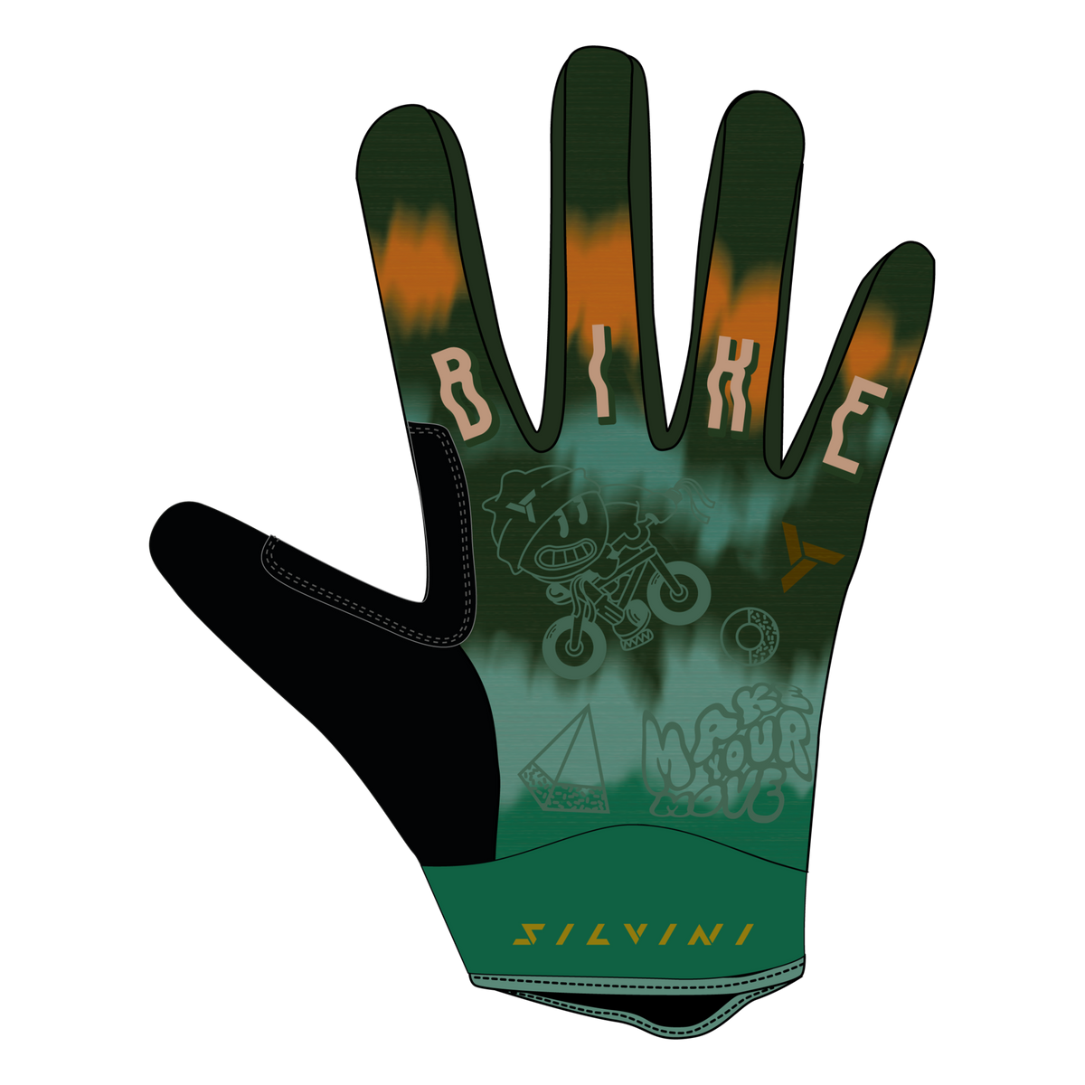 Dětské cyklistické rukavice Silvini CA2270 Calvi