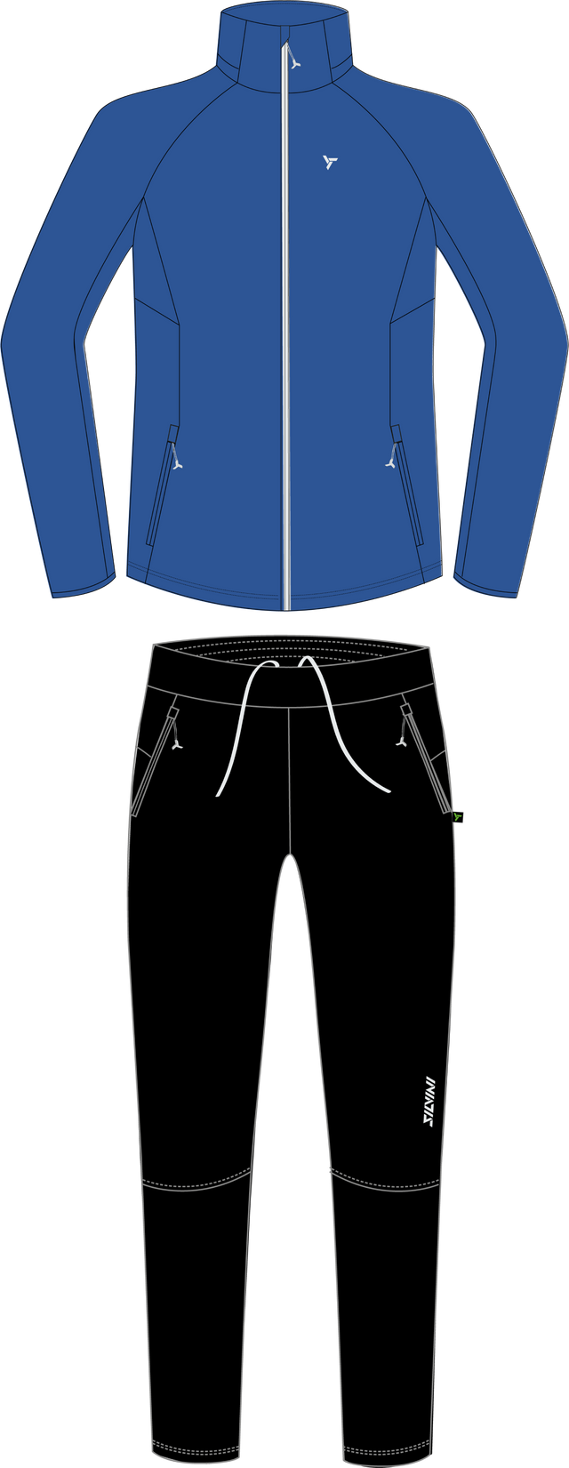 Silvini pánský běžkařský set XCM2501 Cassiano set