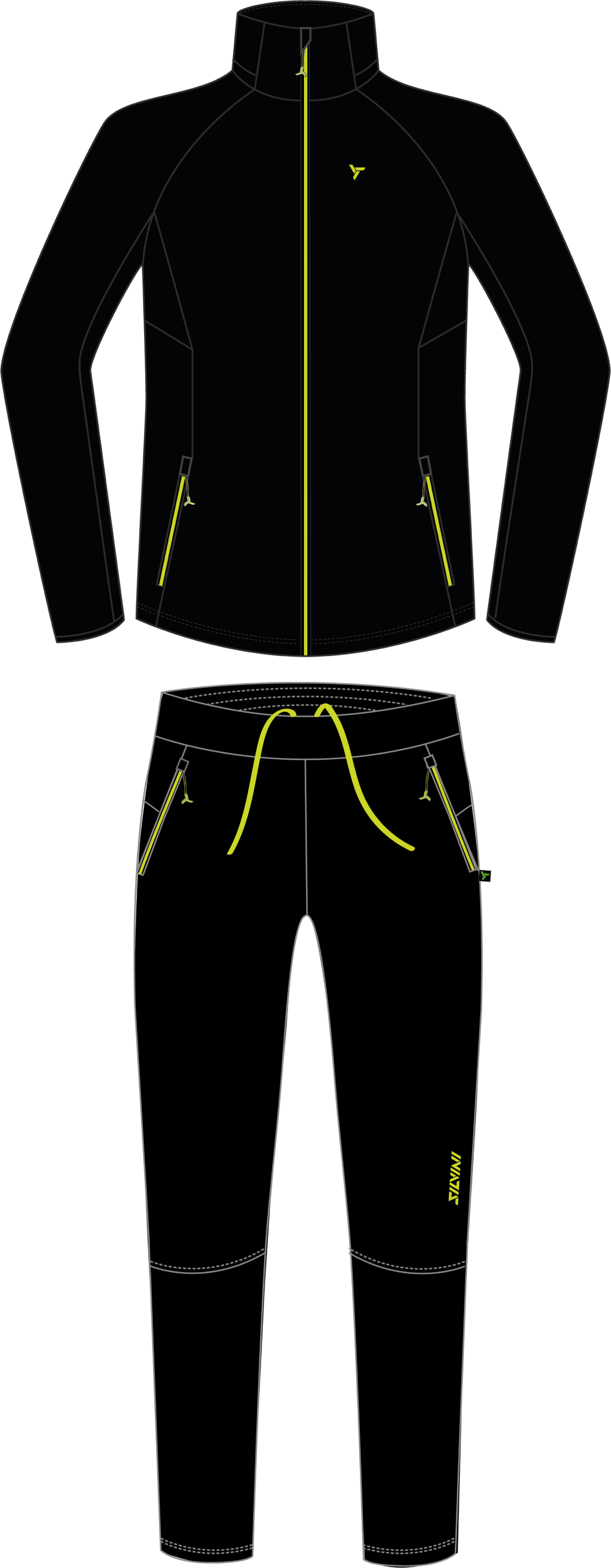 Silvini pánský běžkařský set XCM2501 Cassiano set
