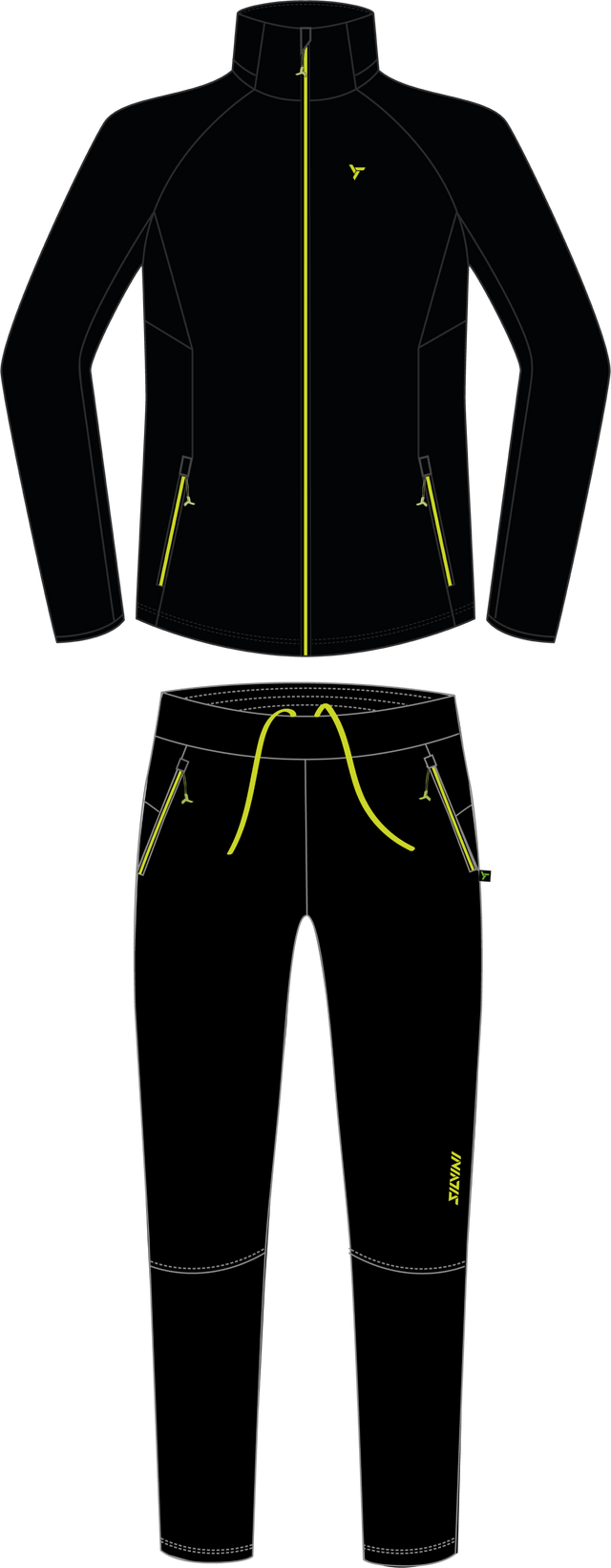 Silvini pánský běžkařský set XCM2501 Cassiano set